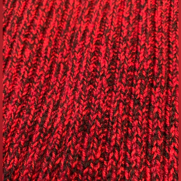 Alexander McQueen peplum marked Red Wool Cardigan sweater - Picture 7 of 13